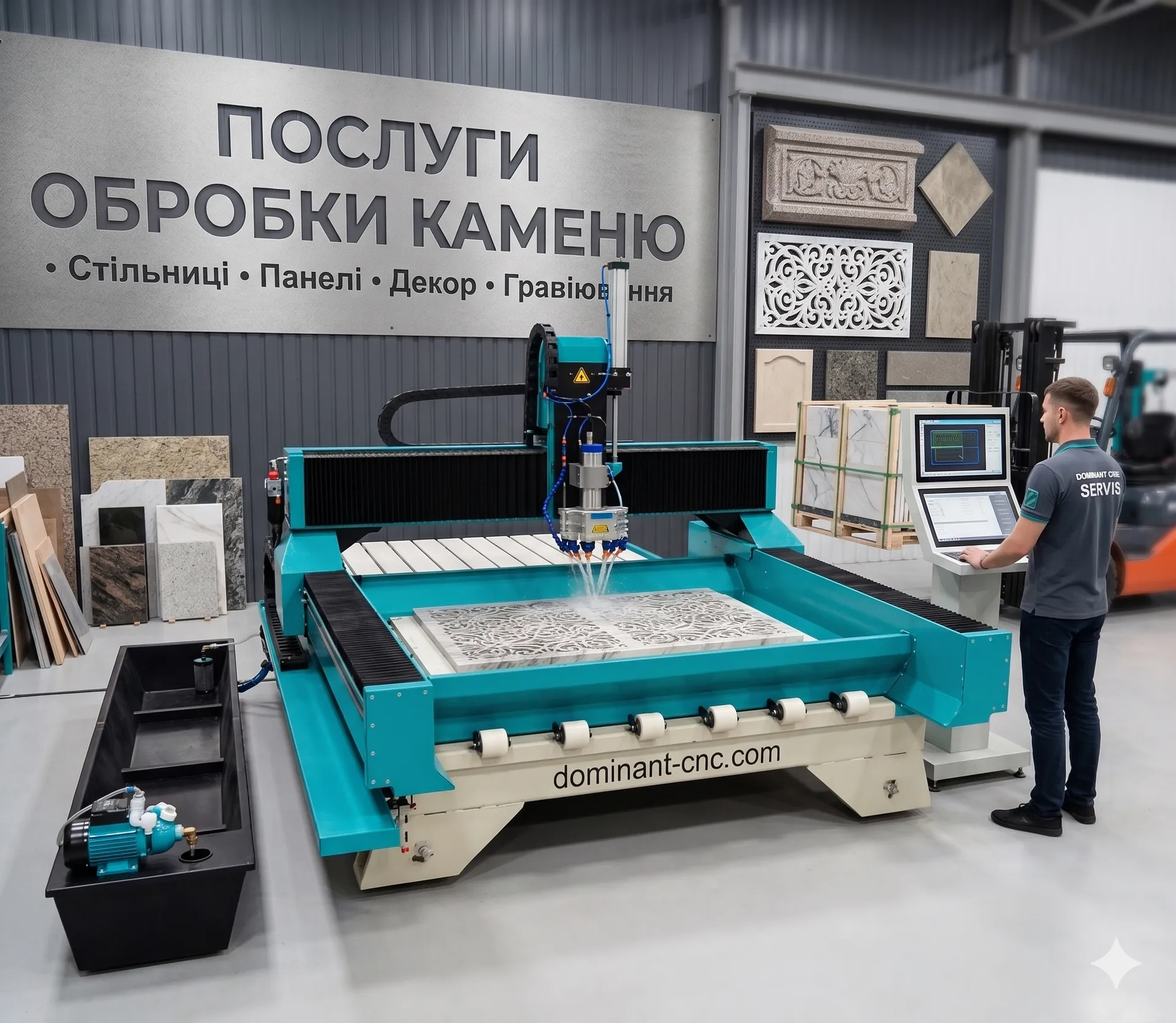 Фрезерування каменю
